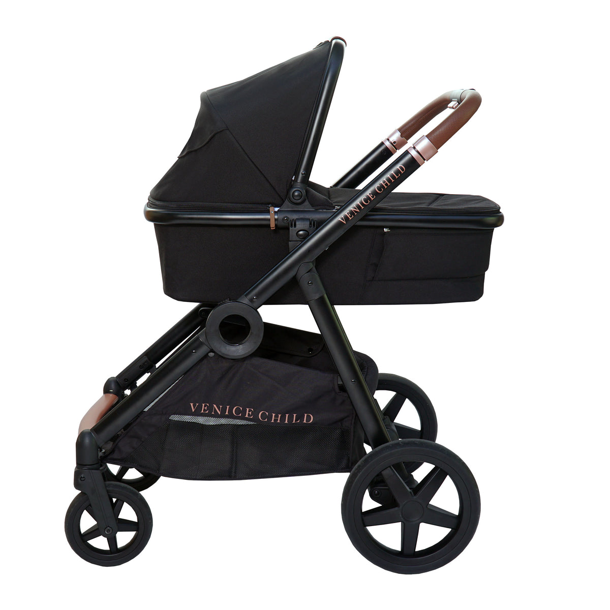 Venice Child Maverick Single to Double Folding Stroller w/Toddler Seat, Eclipse - VMInnovations