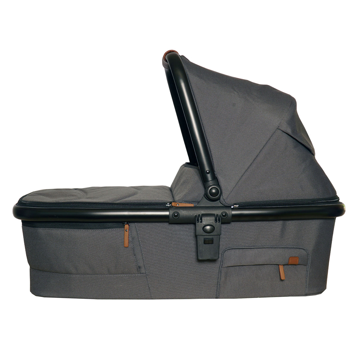 Venice Child Maverick Stroller Stand Alone Bassinet with Sunshade, Eclipse Black - VMInnovations