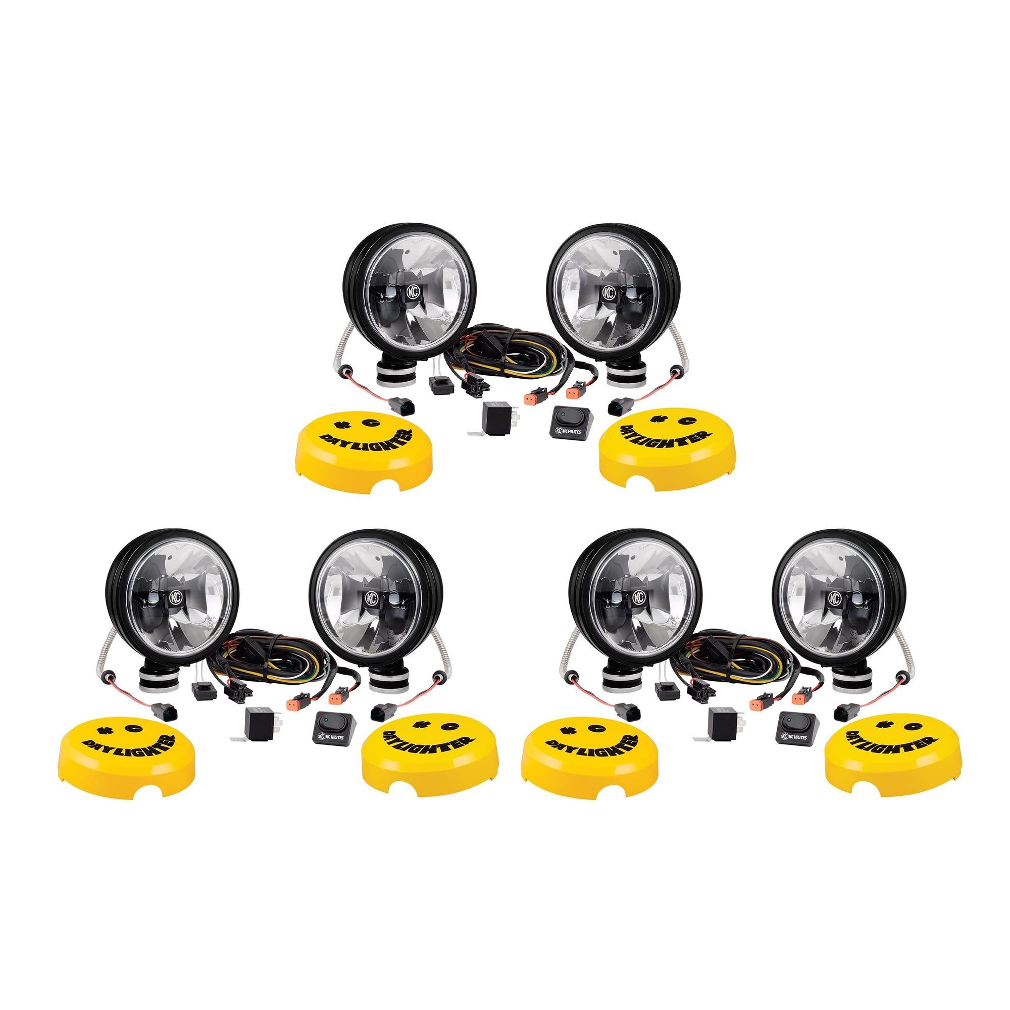 KC HiLiTES 653 Universal 6 In Gravity LED G6 Daylighter Vehicle Lights (6 Pack) - VMInnovations