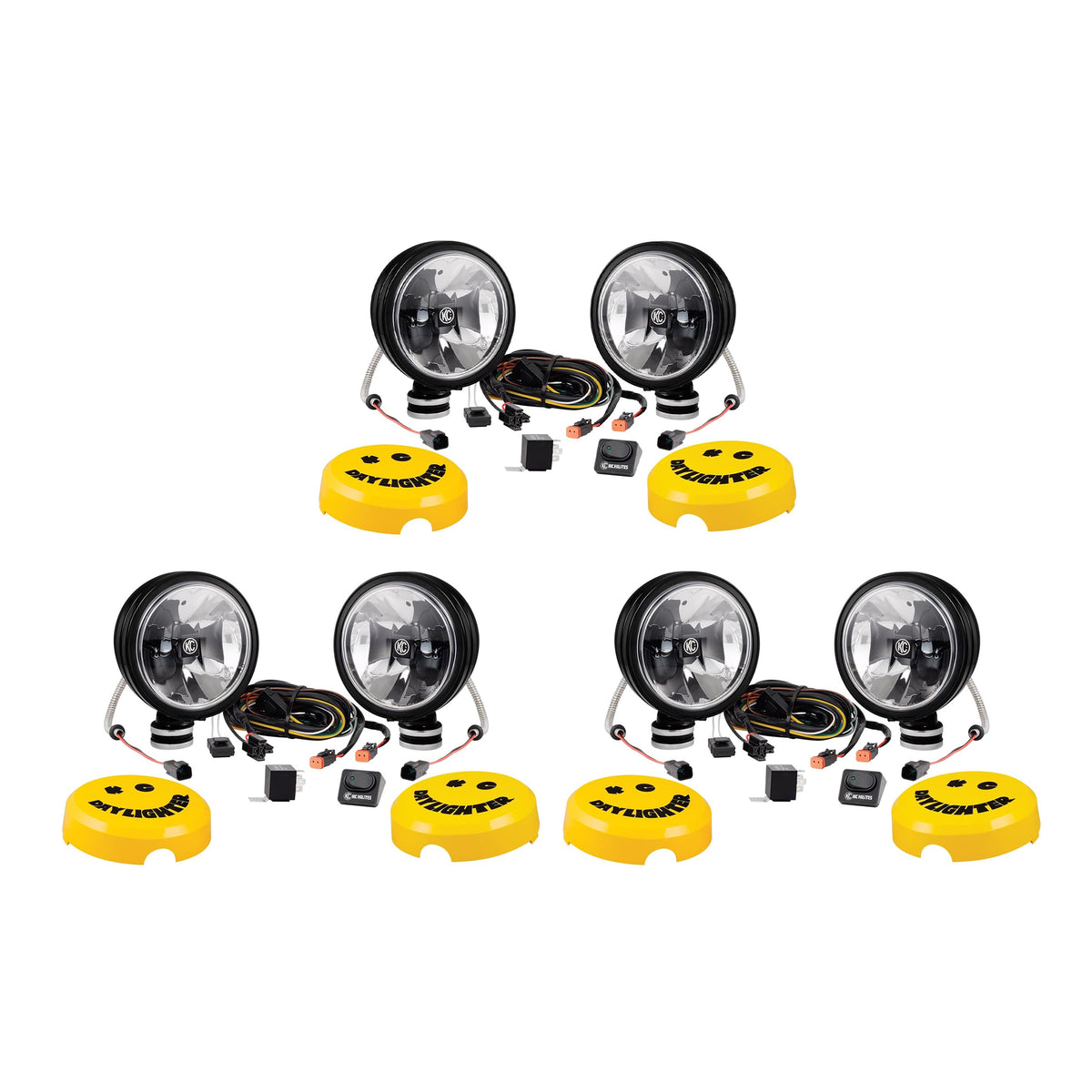 KC HiLiTES 653 Universal 6 In Gravity LED G6 Daylighter Vehicle Lights (6 Pack)