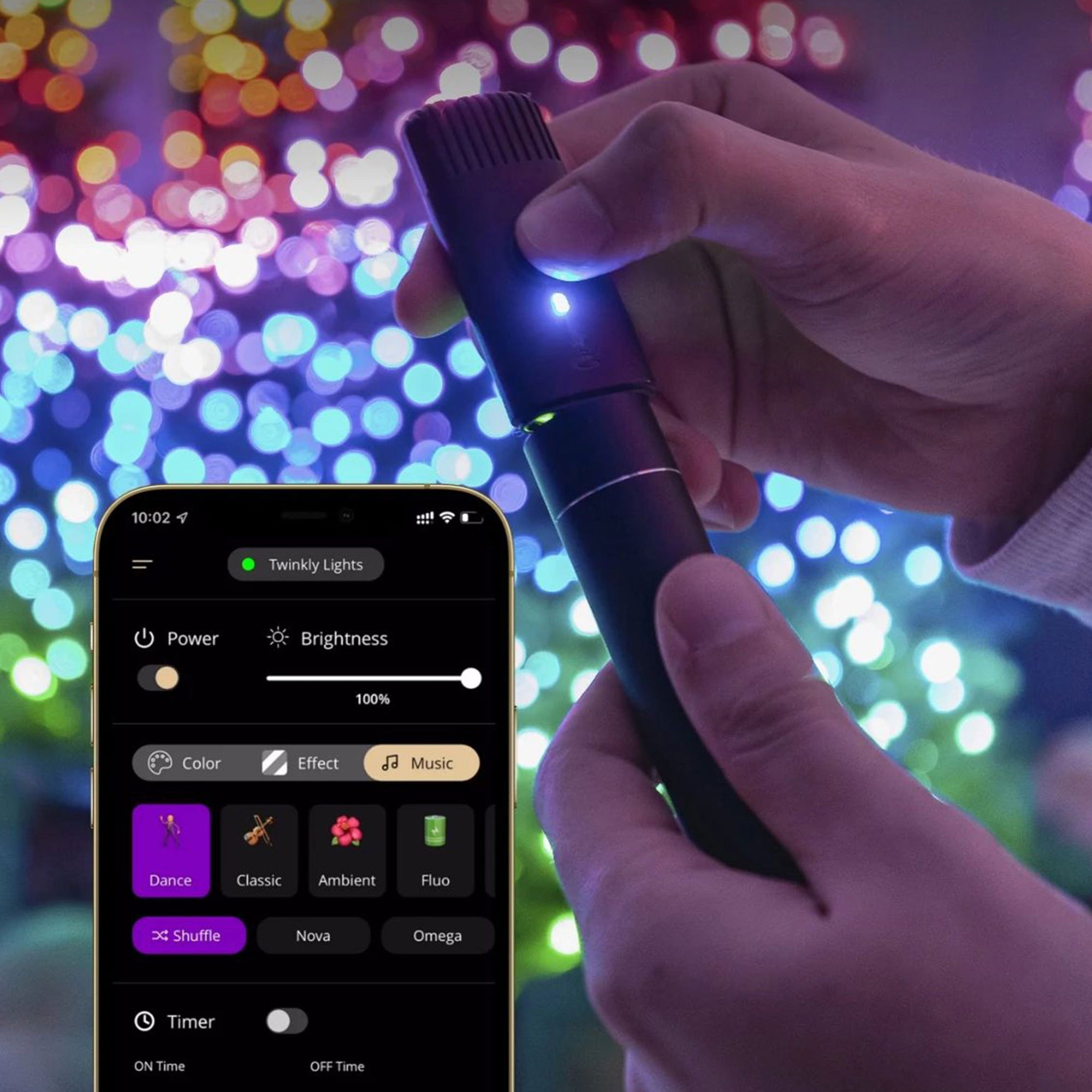 Twinkly Strings App-Controlled Smart LED Christmas Lights 400 Multicolor (4Pack) - VMInnovations