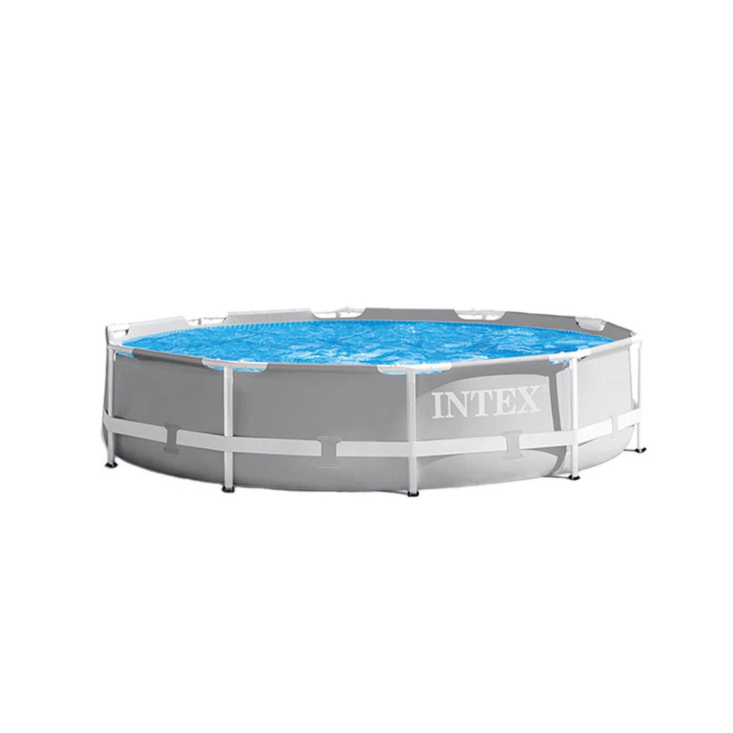 Intex 10' x 30" Above Ground Swimming Pool w/ 330 GPH Filter Pump & Pool Ladder - VMInnovations