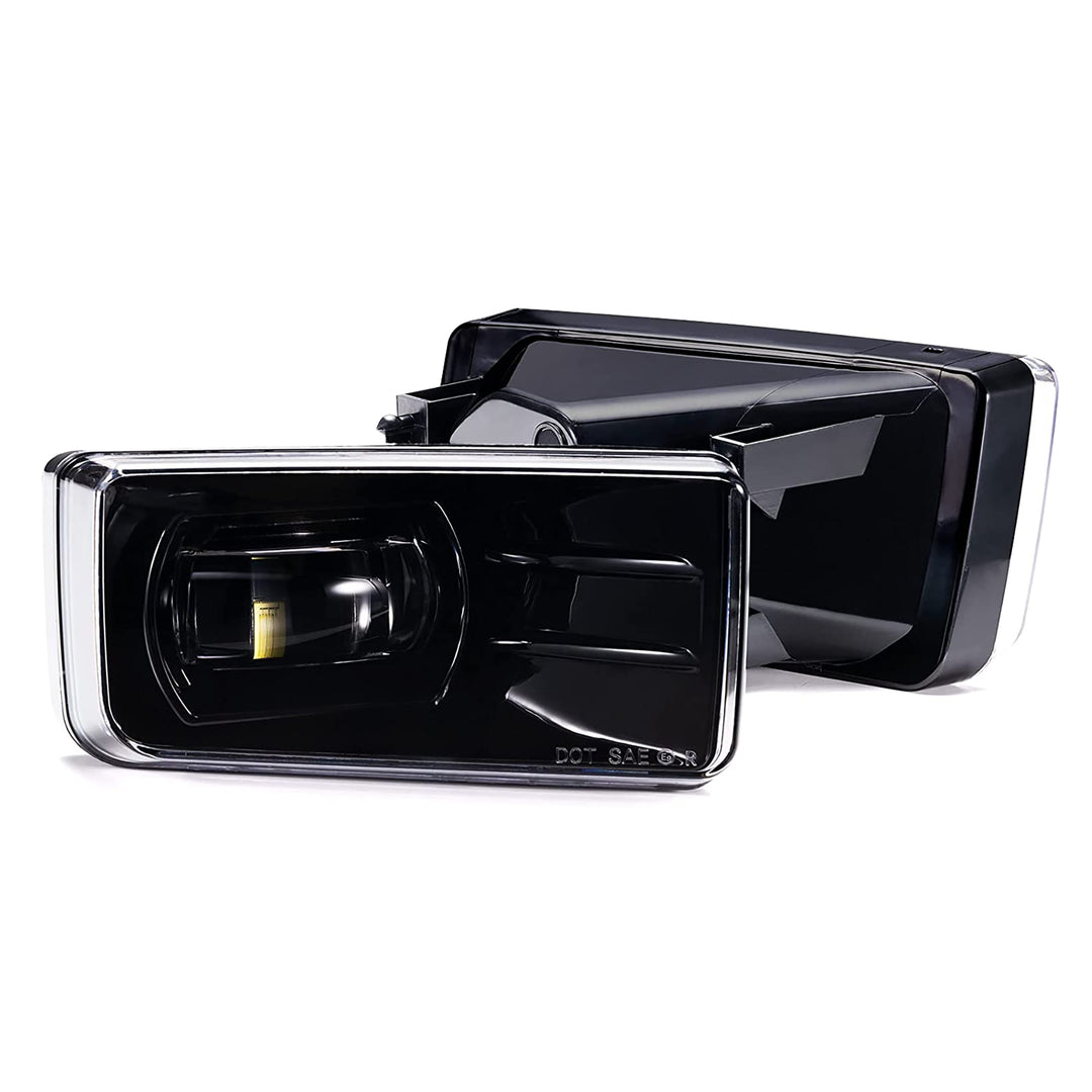 Fieryred LED Fog Light, Compatible w/ Tahoe and Yukon, Bumper Placement, Black - VMInnovations