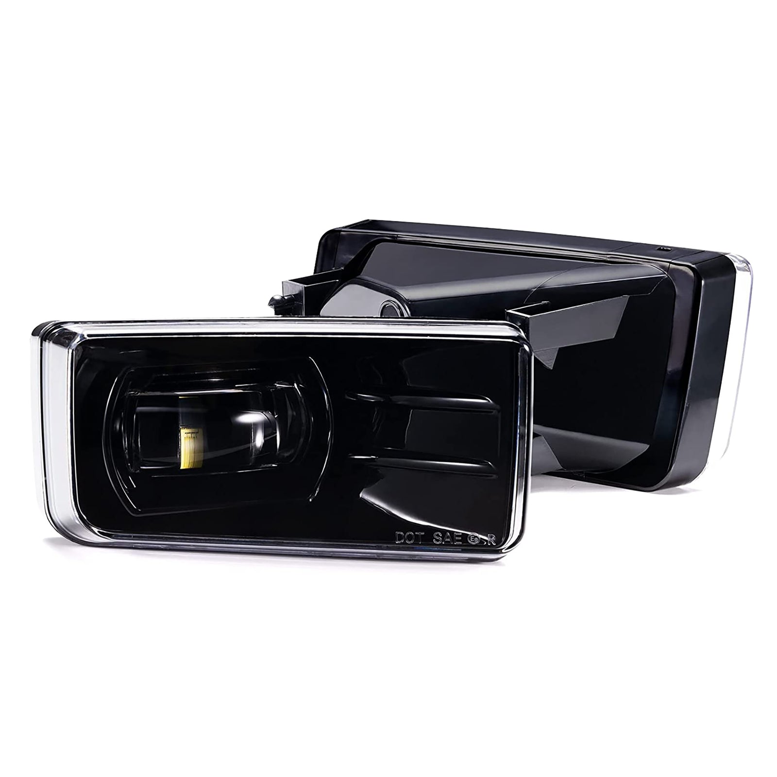 Fieryred LED Fog Light, Compatible w/ Tahoe and Yukon, Bumper Placement, Black - VMInnovations