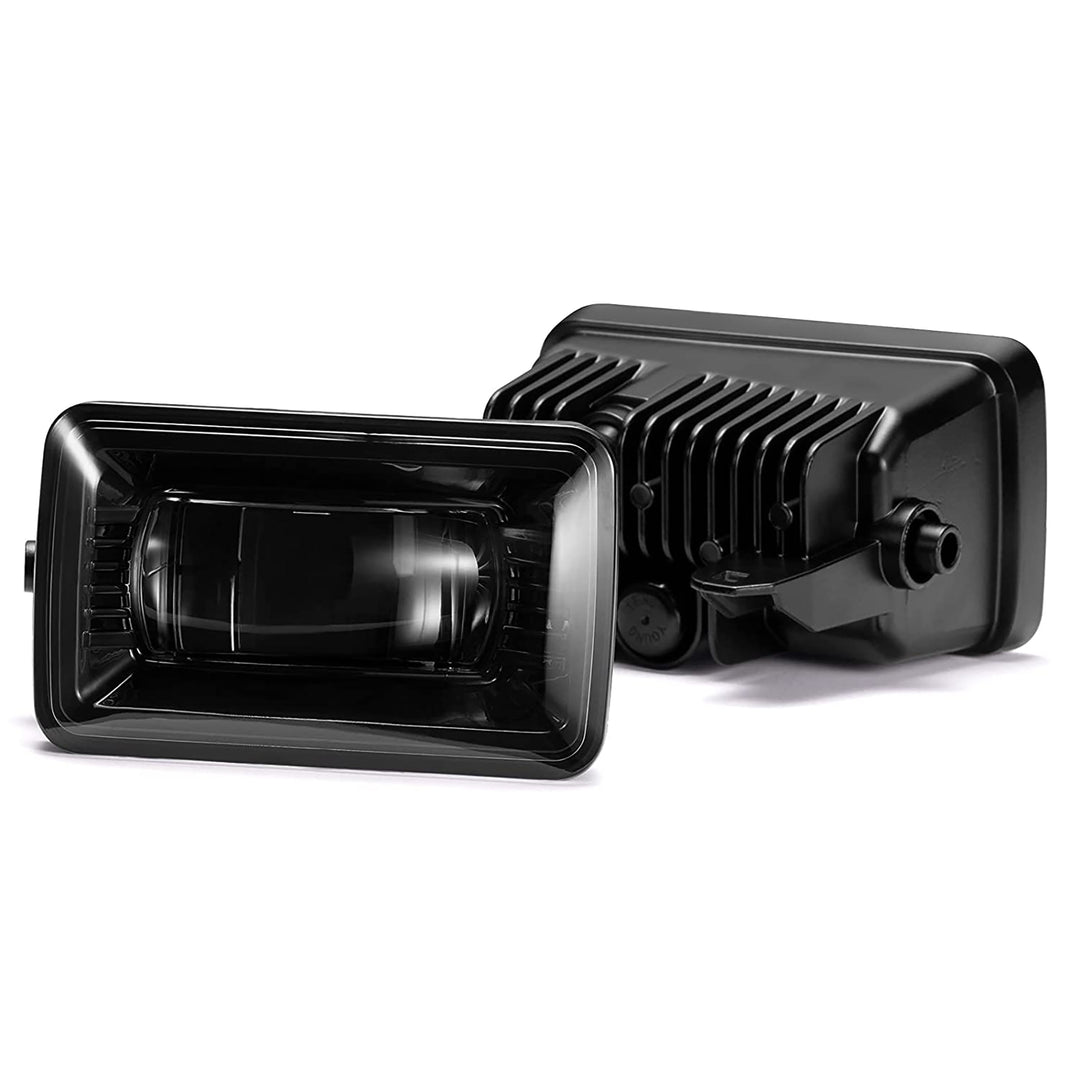 Fieryred LED Fog Light, Compatible with 2015-2019 F150, Bumper Placement, Black - VMInnovations