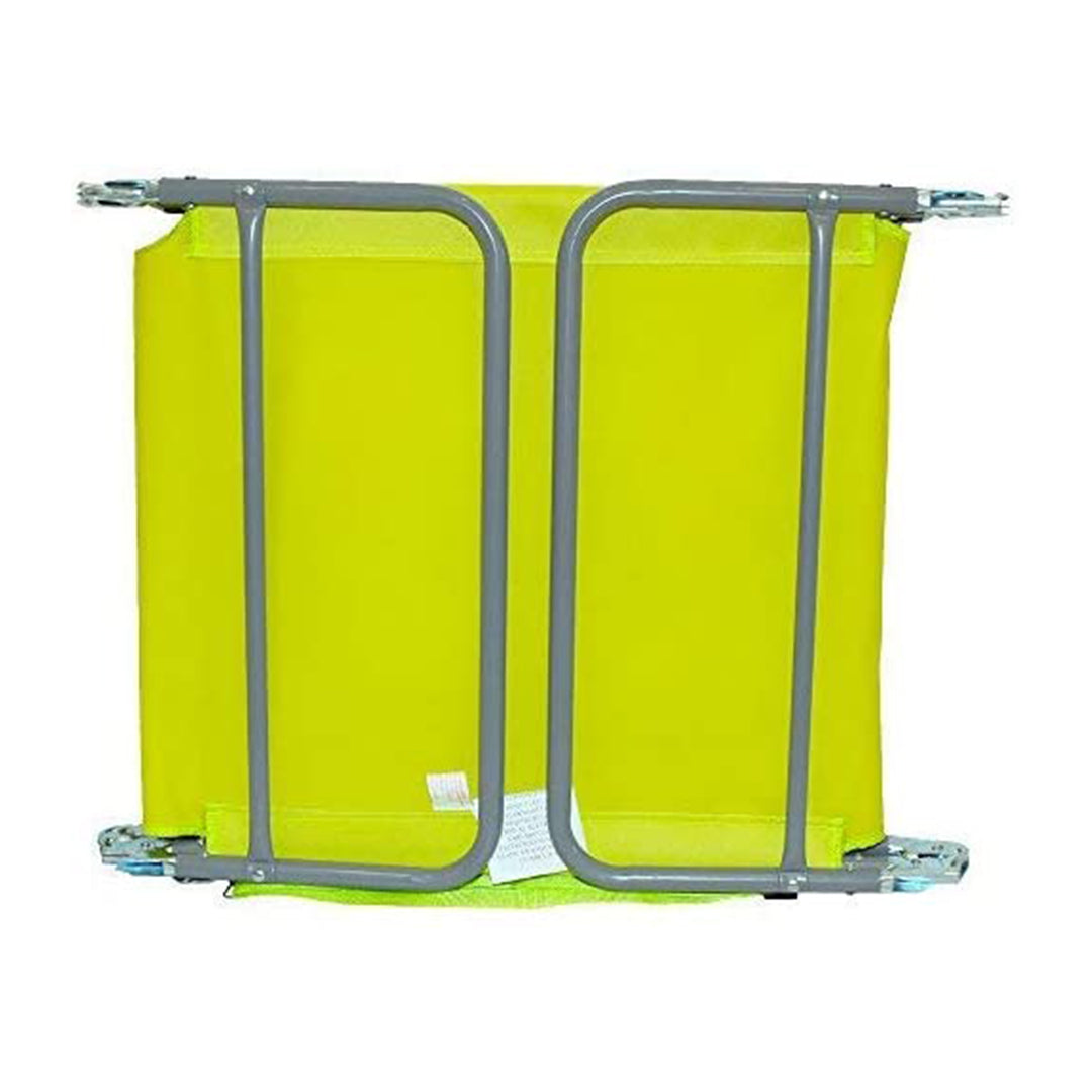 Ostrich Chaise Lounge Foldable Sunbathing Beach Lawn Chair, Neon Green (2 Pack) - VMInnovations