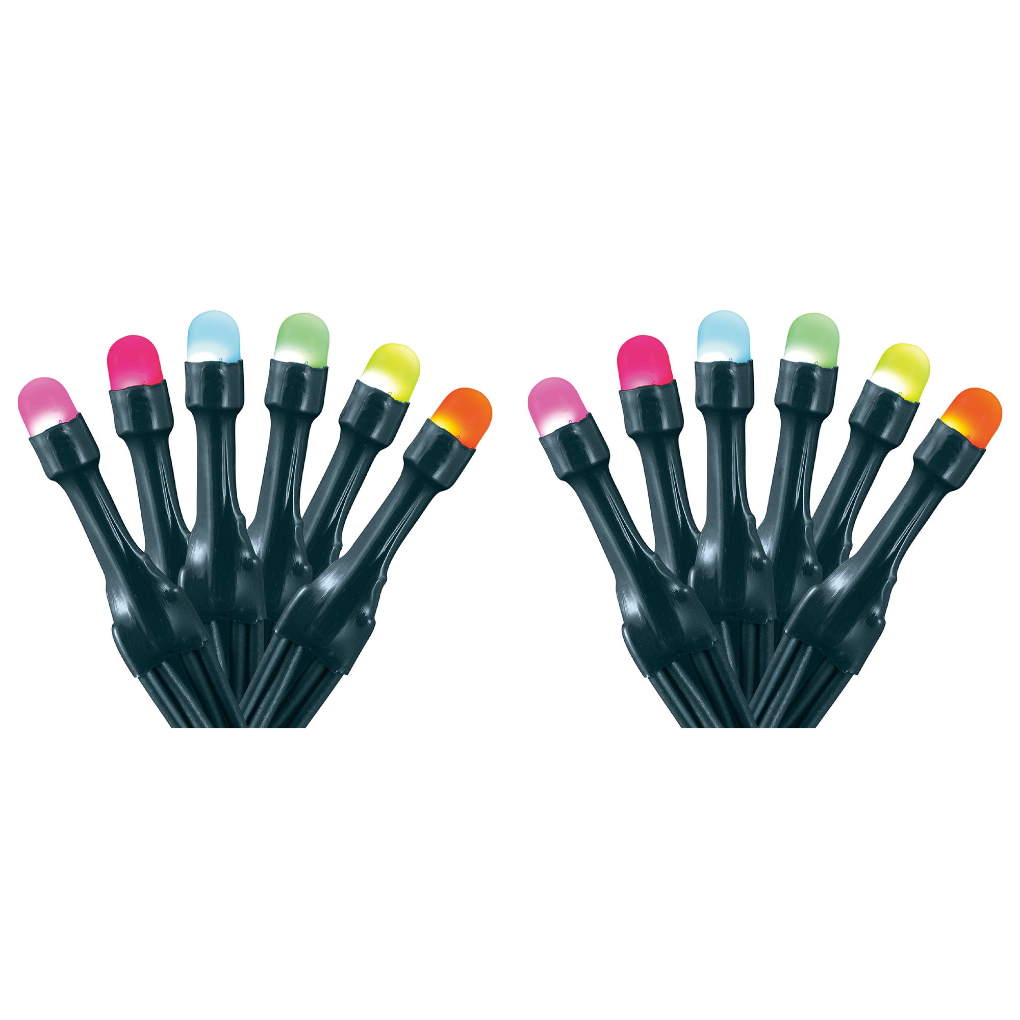 Home Heritage 33' Wrapped Dome Holiday Lights, App Control, 100 RGB LEDs, 2 Pack - VMInnovations