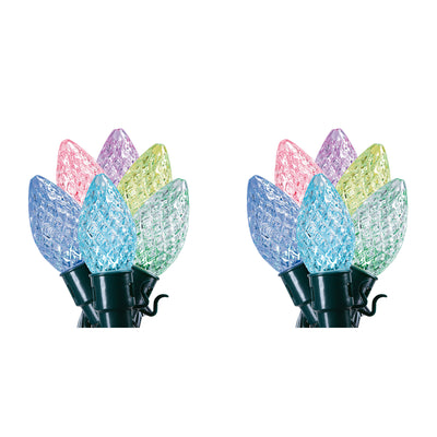 Home Heritage 15.8' Holiday Lights, Faceted, App Controlled, 20 RGB LEDs, 2 Pack