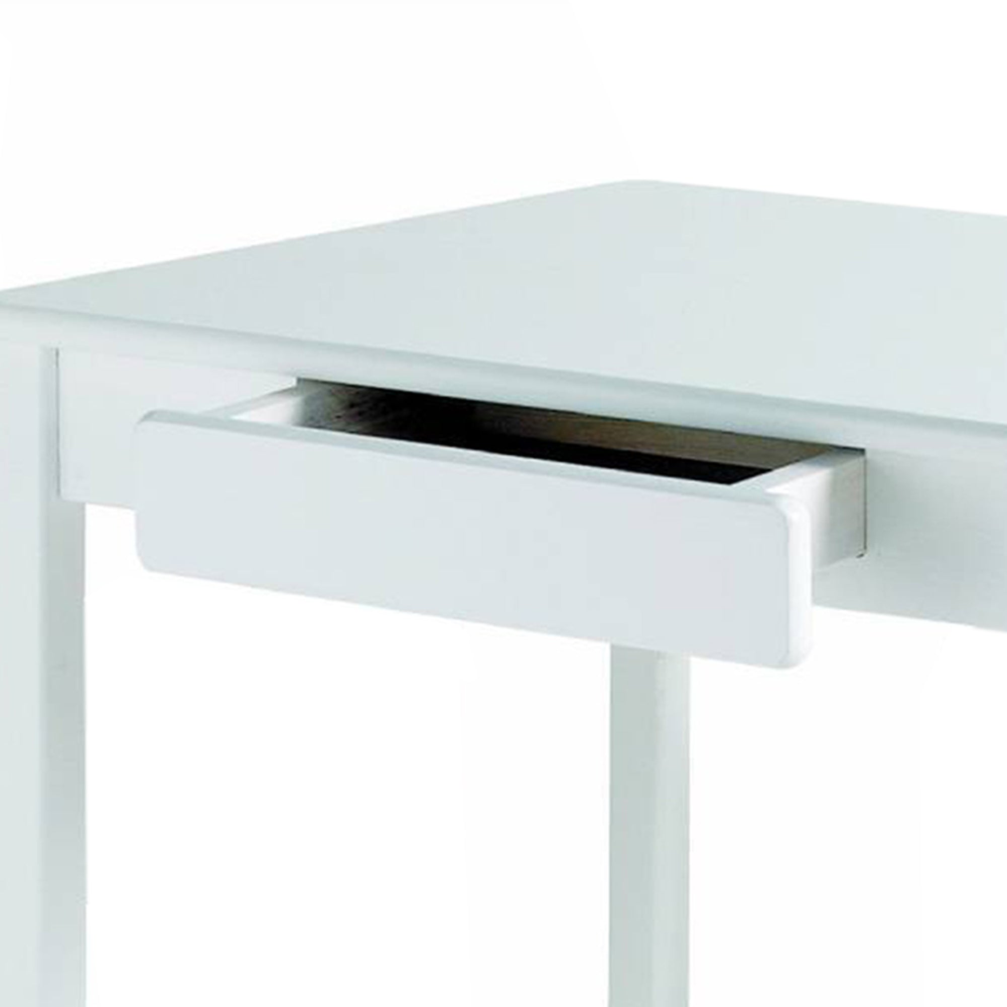 Classic Rectangular Wooden Toddler Table with Drawers, White (Open Box) - VMInnovations