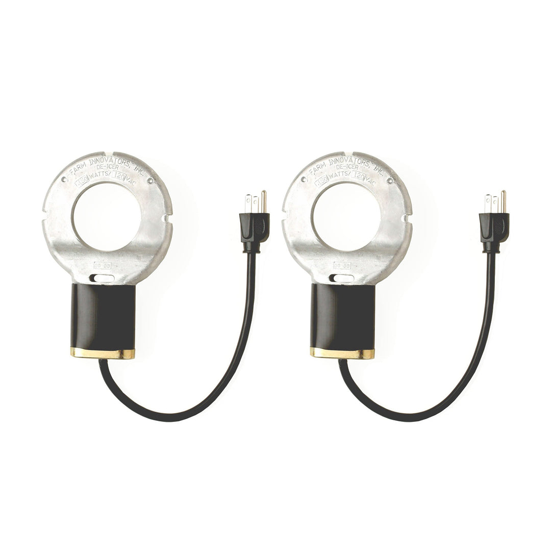 Farm Innovators 150W Electric Heated Bird Bath DeIcer, Cast Aluminum (2 Pack) - VMInnovations