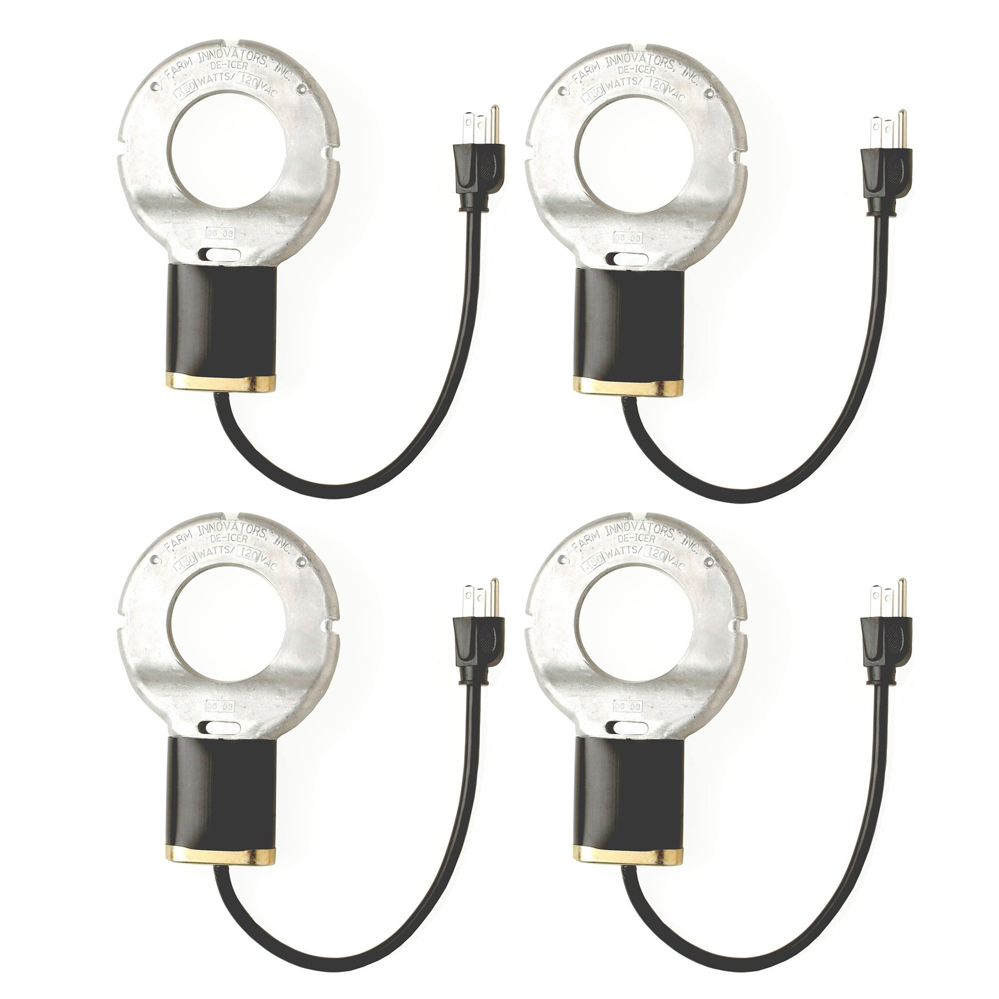 Farm Innovators 150W Electric Heated Bird Bath DeIcer, Cast Aluminum (2 Pack) - VMInnovations