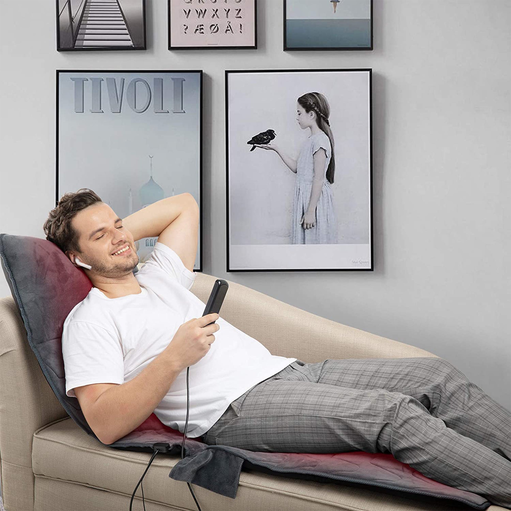 Bi-Comfer Full Body Electric Massage Mat/Heating Pad w/ Remote Control (Used) - VMInnovations
