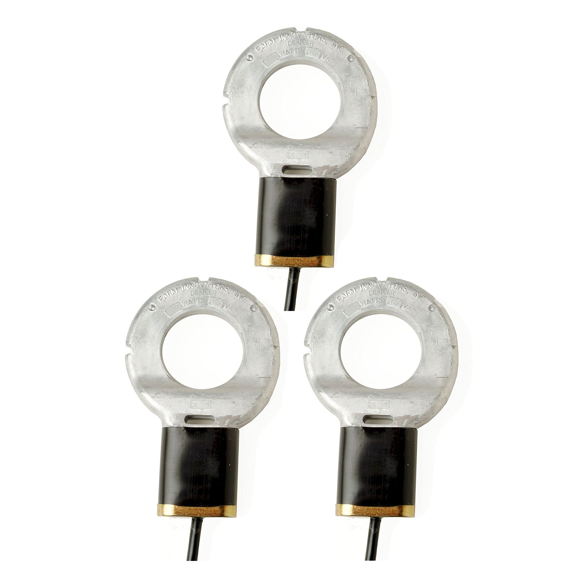 Farm Innovators Submergible Cast Aluminum Utility De-Icers for Farm Use (3 Pack) - VMInnovations