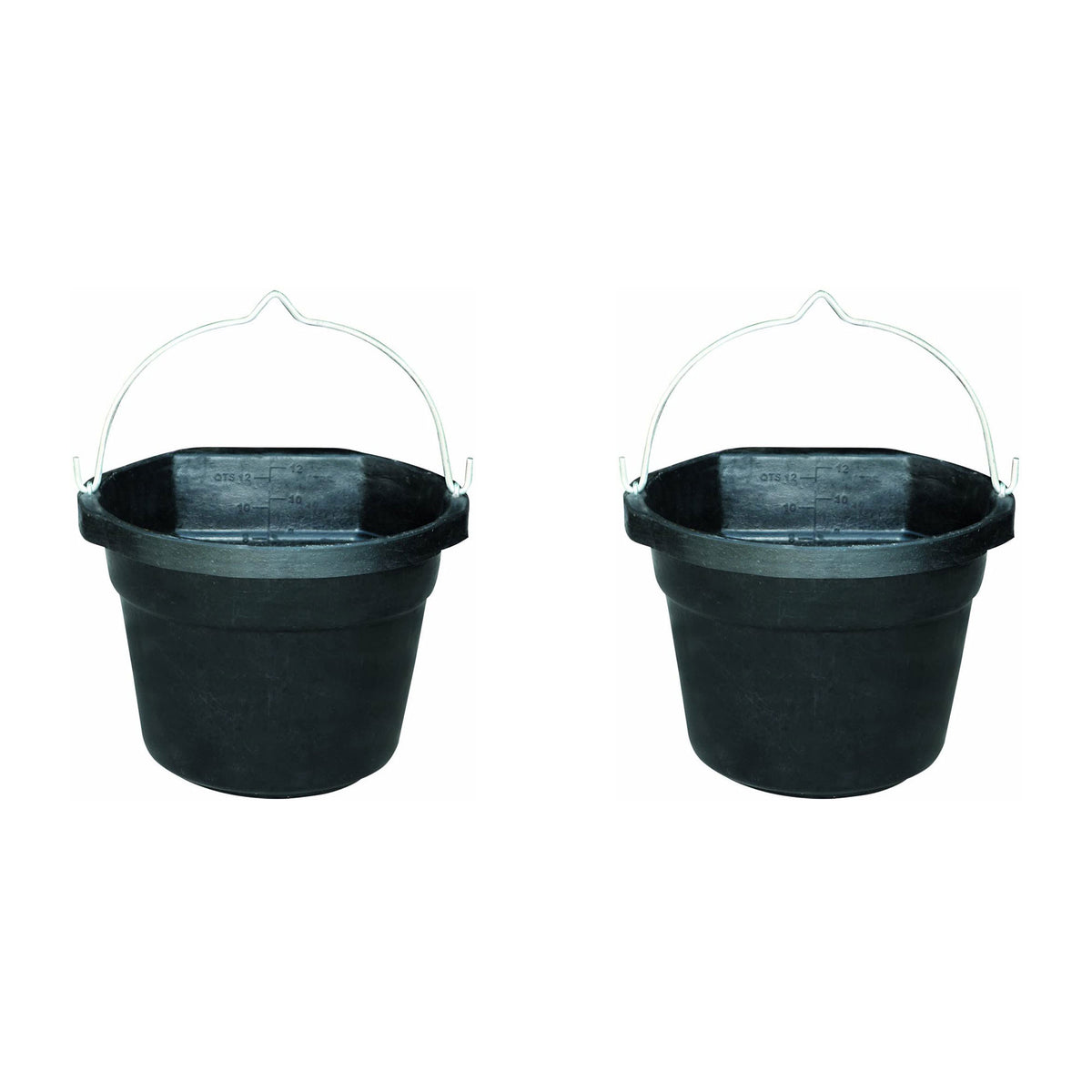 Farm Innovators FB 80R Rubber 3 Gallon Flat Back Heated Bucket 70 Watt (2 Pack)