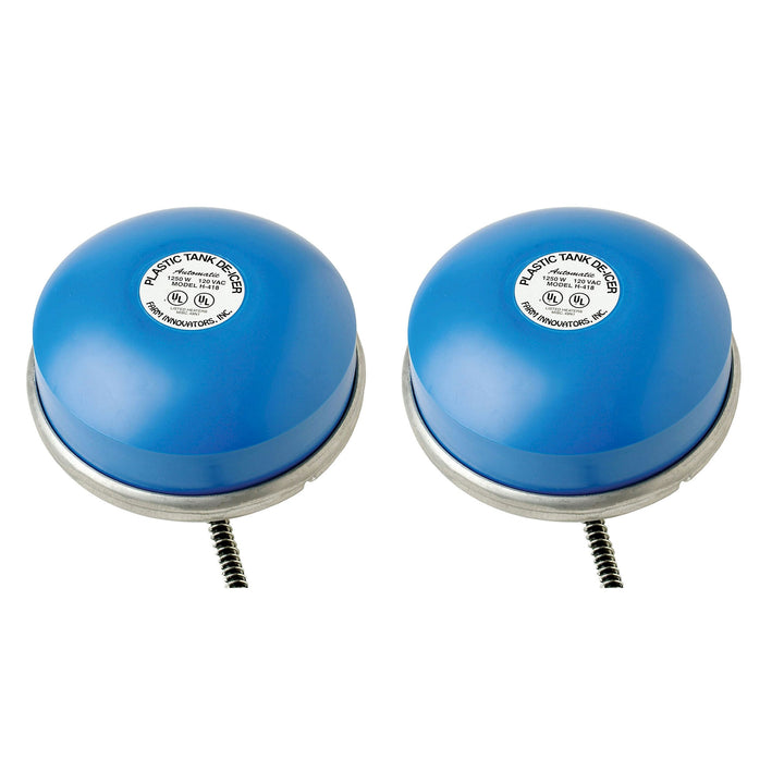 Farm Innovators Ice Chaser 1250 Watt Cast Aluminum Floating Tank Deicer (2 Pack) - VMInnovations