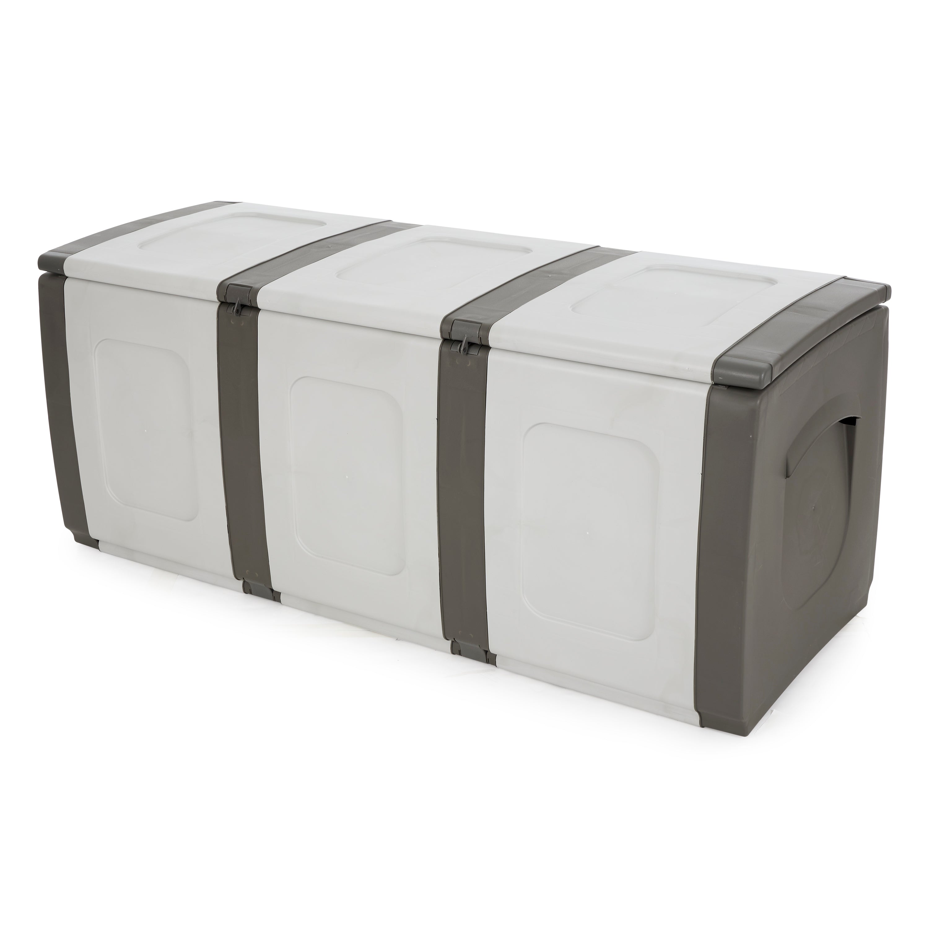 Homeplast Bold 79 Gallon Plastic Storage Trunk Resin Deck Box (Open Box) - VMInnovations