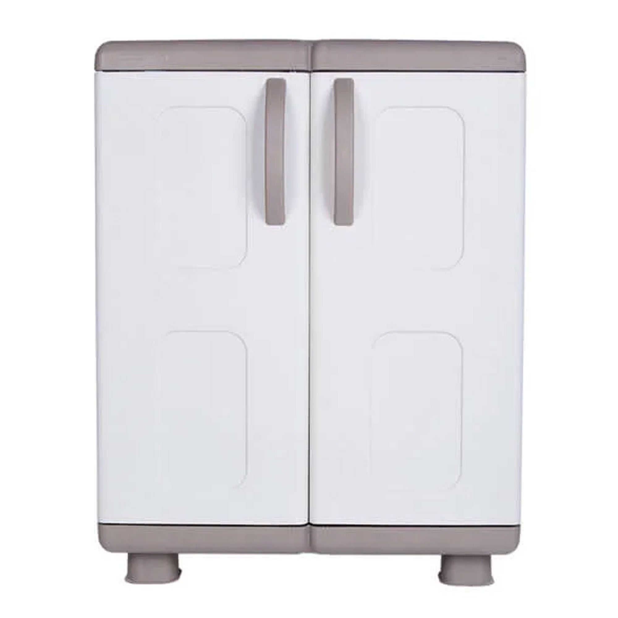 Homeplast Eve Cabinet 2 Door 2 Shelf Outdoor Plastic Storage Unit (Open Box)