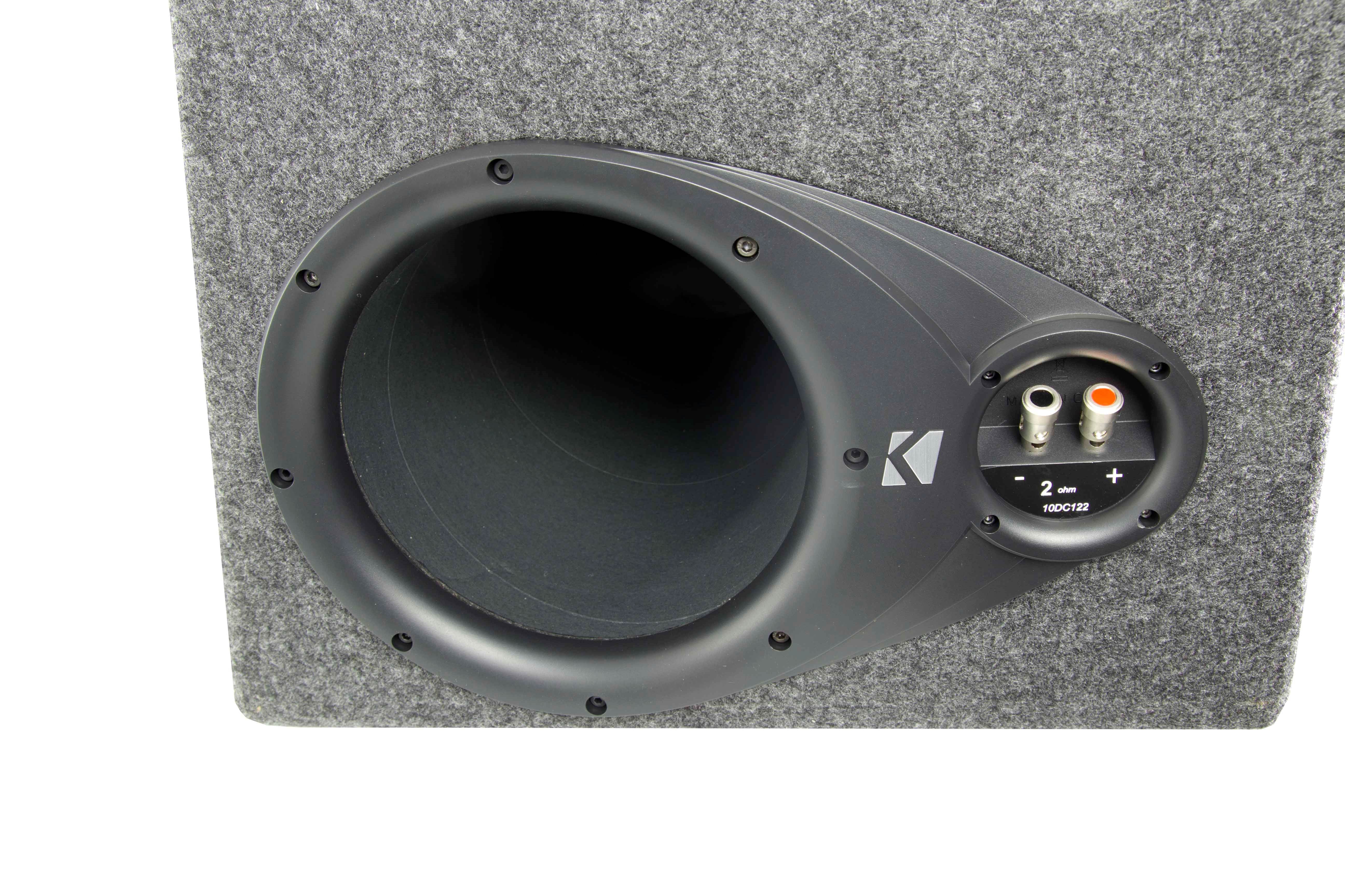 KICKER DUAL 12" 600W Loaded Car Audio Subwoofers Subs + Box Enclosure (Open Box)