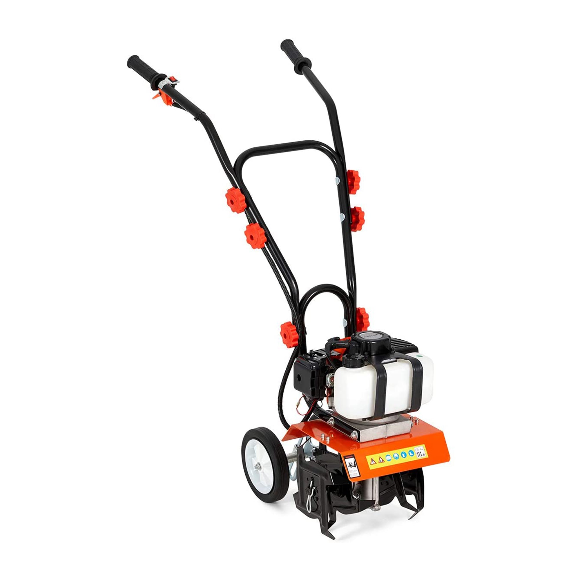 MELLCOM 52 Cubic Centimeter Mini Tiller Cultivator Gas Rototiller (Used) - VMInnovations