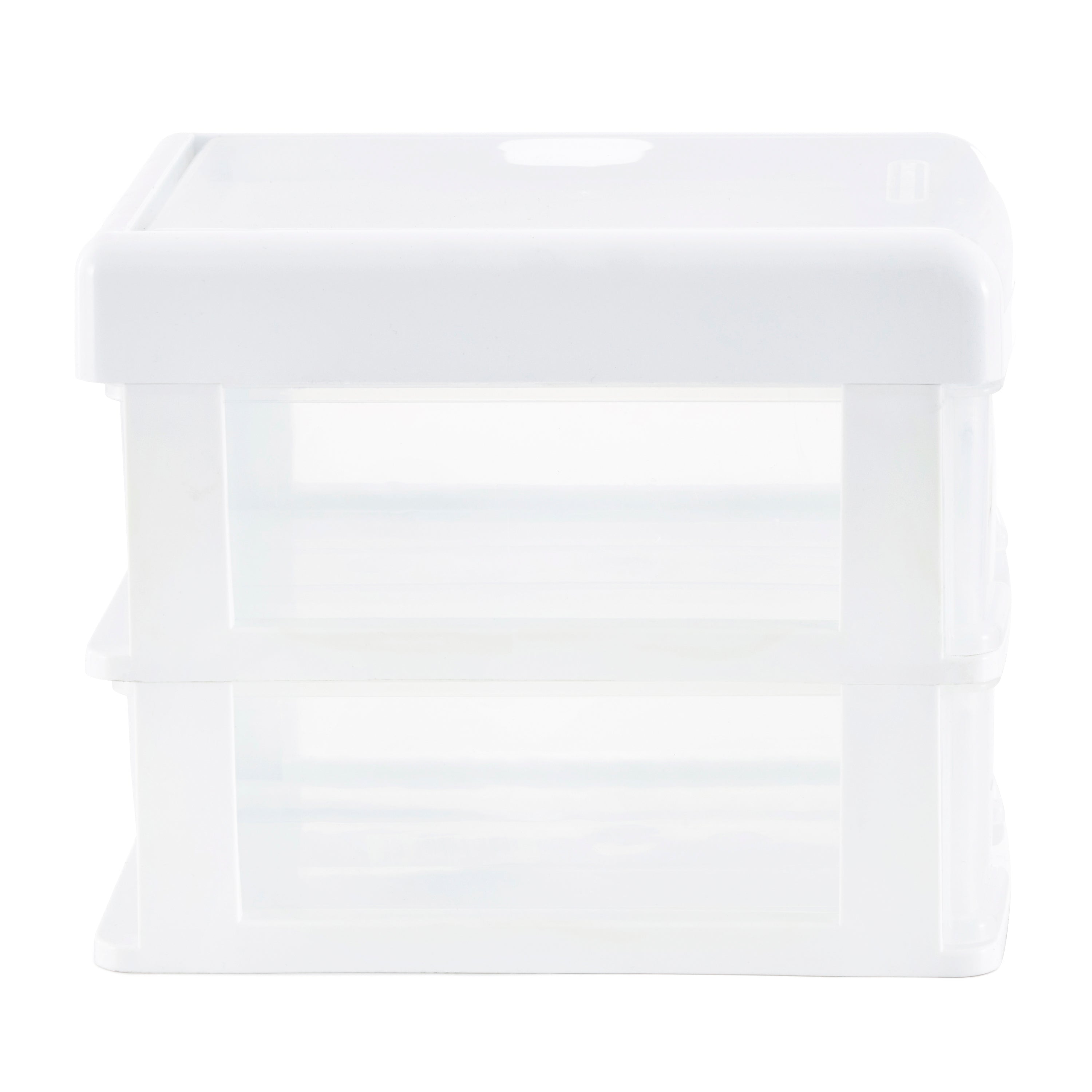 Gracious Living 2 Drawer Desktop Countertop Organizer w/ Flip Top Lid (Open Box)
