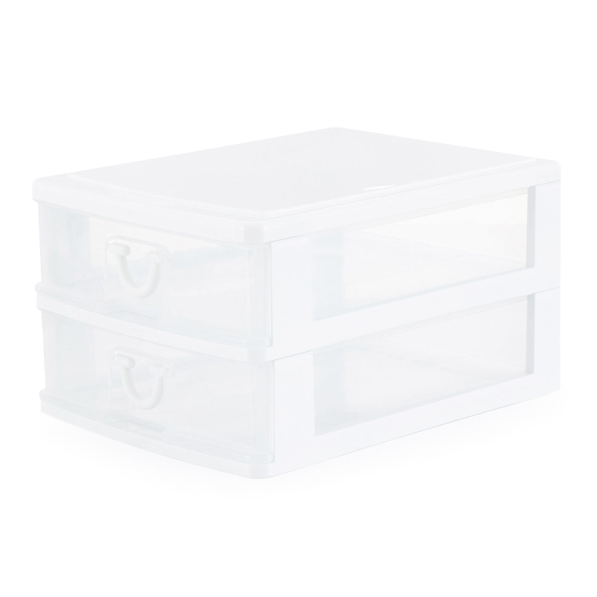 Gracious Living Deluxe 2 Drawer Storage Desktop & Countertop Organizer (2 Pack)
