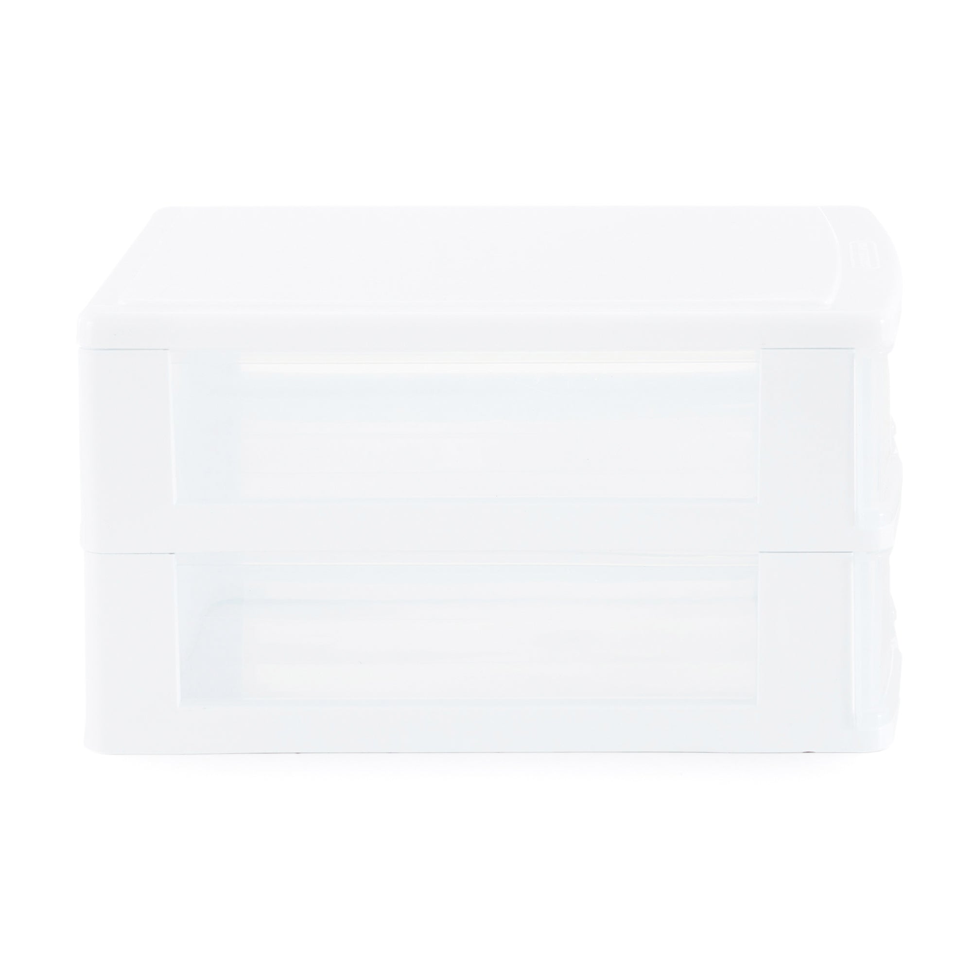 Gracious Living Deluxe 2 Drawer Storage Desktop and Countertop Organizer, White - VMInnovations