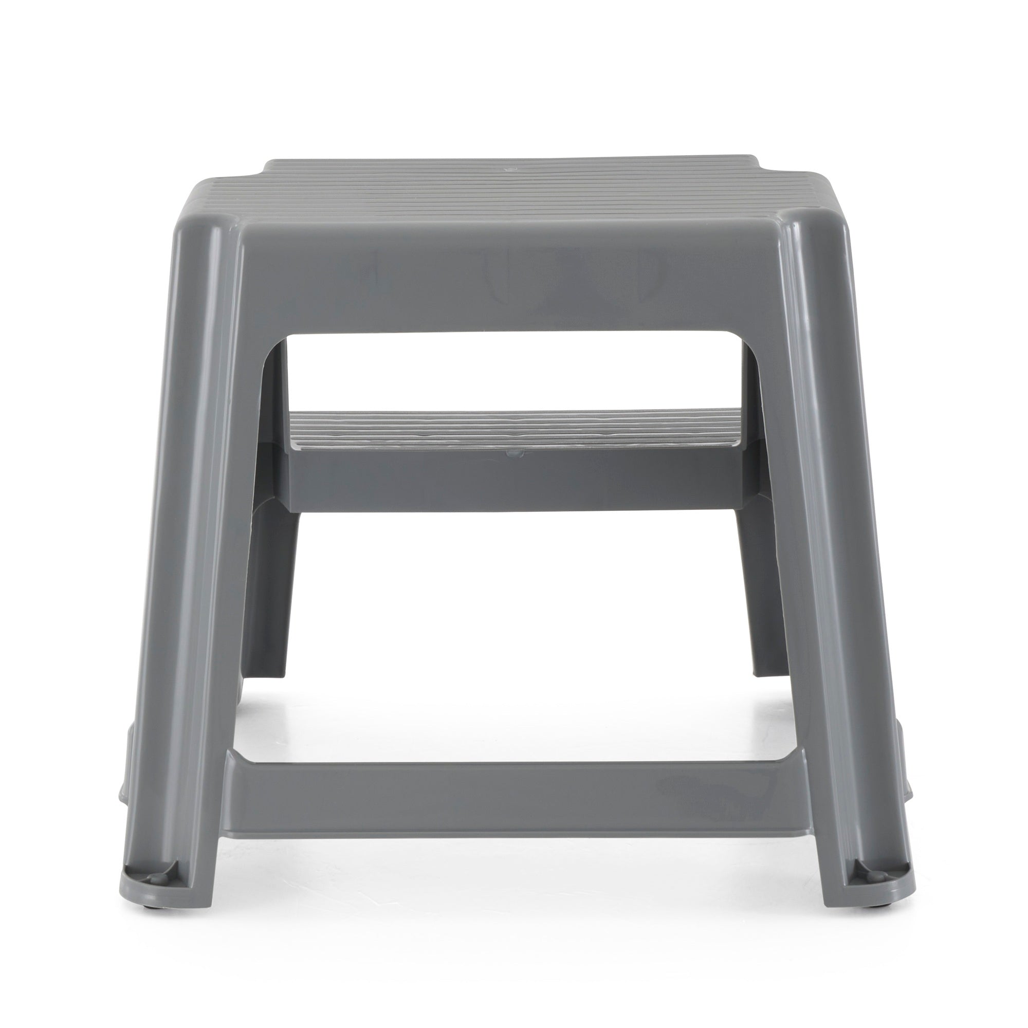 Gracious Living 2 Step Stool w/ Non Slip Feet, Holds Up to 300 Pounds (Open Box) - VMInnovations