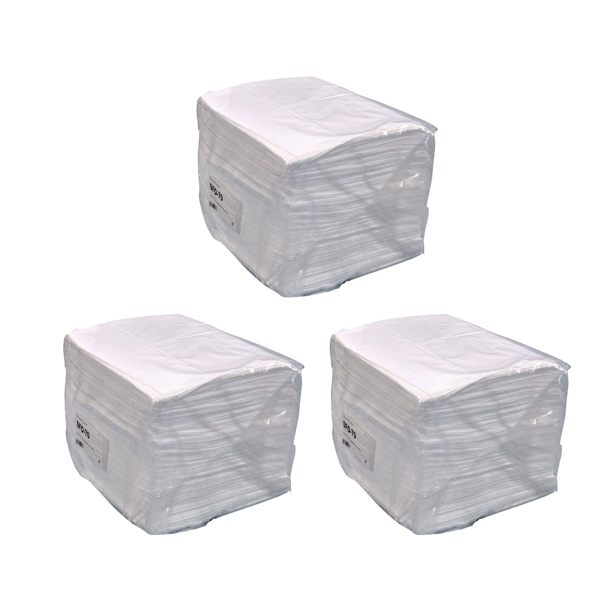 Streetfyter Heavy Duty 18 x 16 Inch Oil Only Sorbent Lightweight Pad (3 Pack) - VMInnovations