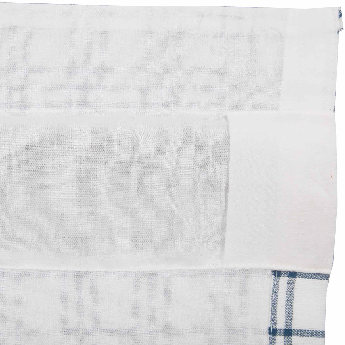 VHC Brands Sawyer Mill Plaid Window Curtain Prairie Swag Set (2) (Open Box)