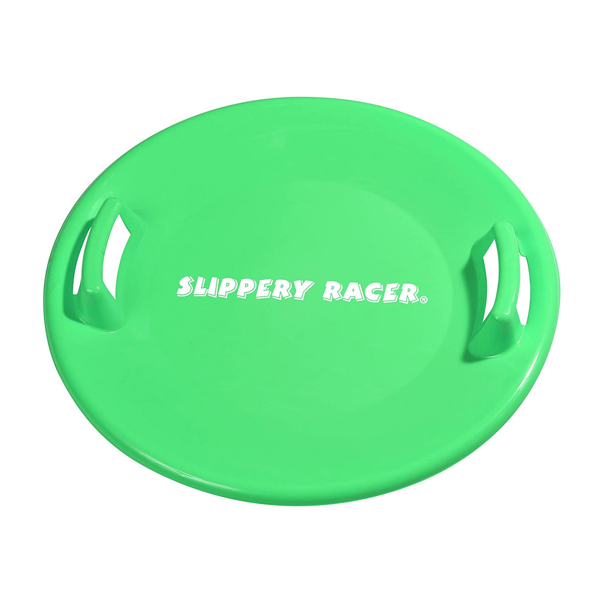 Slippery Racer Downhill Pro Adults Kids Plastic Saucer Disc Snow Sled (3 Pack)