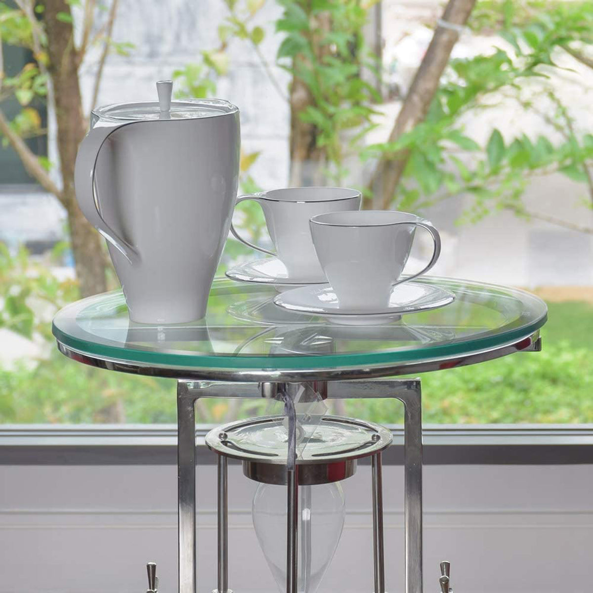 Dulles Glass 14in Round Polish 1/2in Thick Tempered Glass Table Top (Open Box)