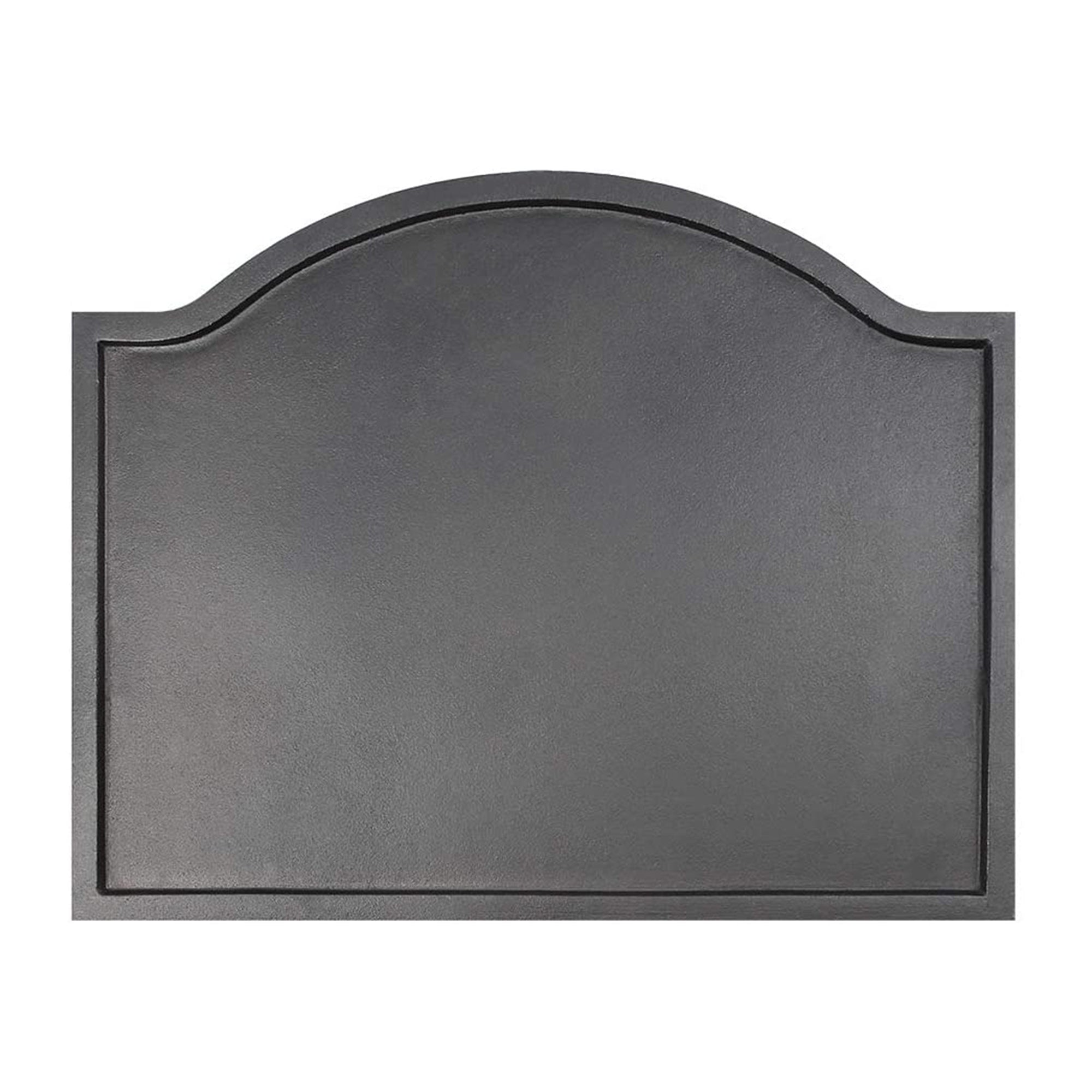 Minuteman International CFB-09 Cast Iron Plain Fireplace Fireback, Large, Black - VMInnovations