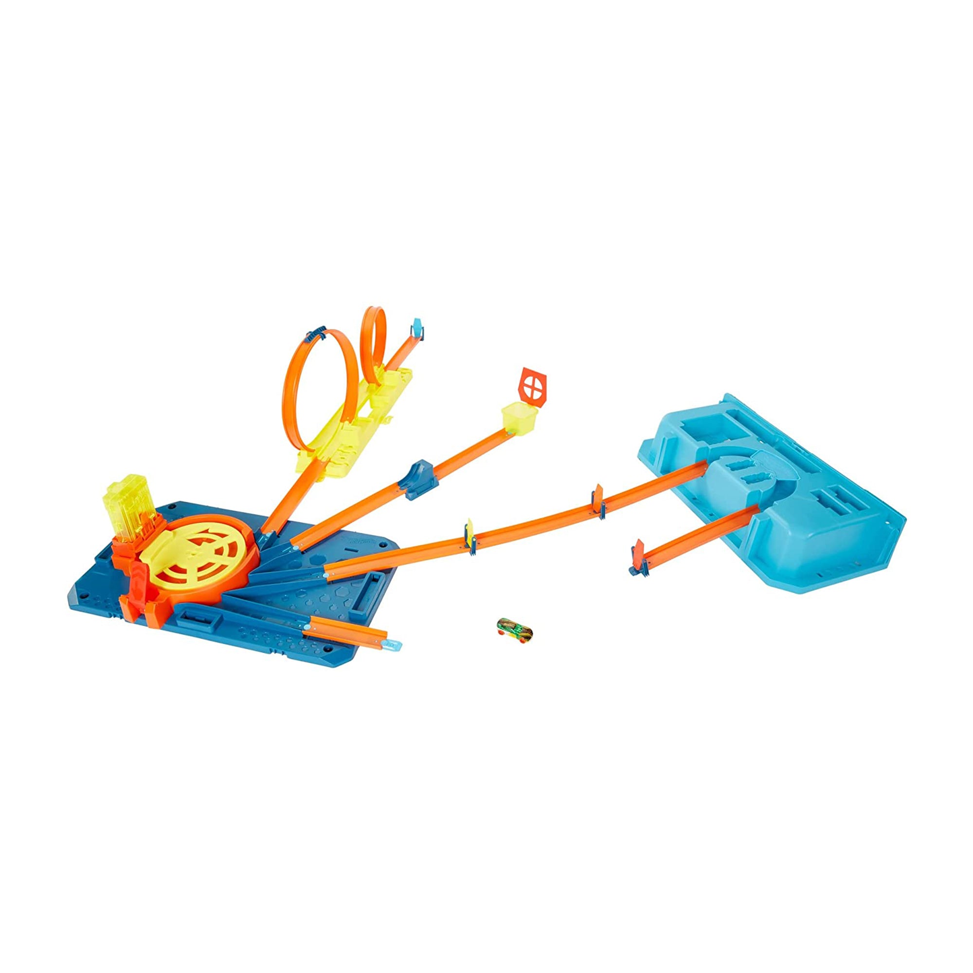 Hot Wheels Track Builder Unlimited Rapid Launch Builder Box, for Kids 6+ (Used)