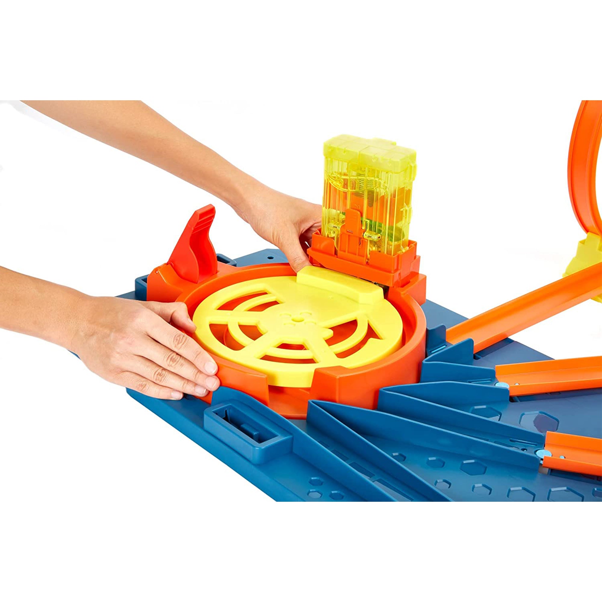 Hot Wheels Track Builder Unlimited Rapid Launch Builder Box, for Kids 6+ (Used)