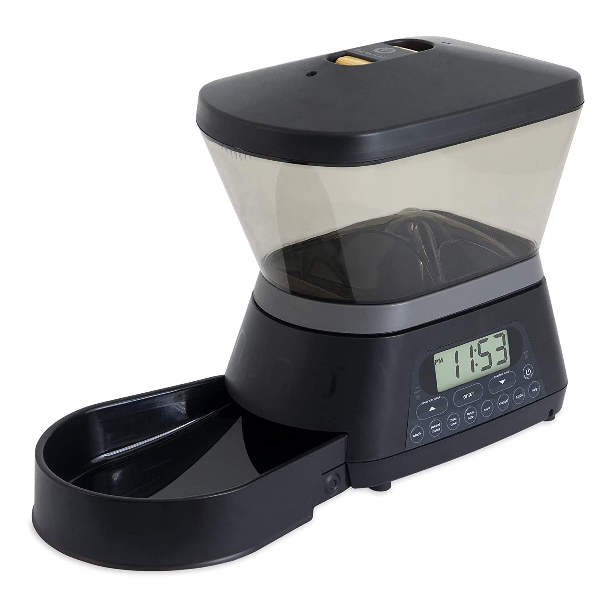 Gamma2 Nano Programmable Cat and Dog Pet Feeder, 7.5 Pound Capacity (Open Box)