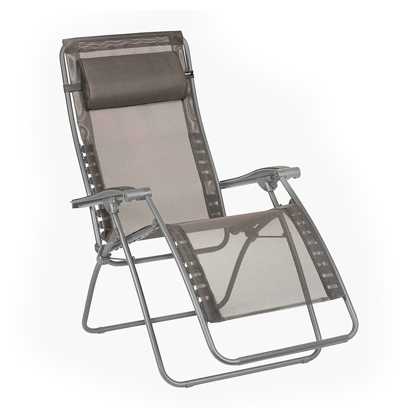 Lafuma R-Clip Batyline Relaxation Zero Gravity Lounge Recliner Chair, Graphite - VMInnovations