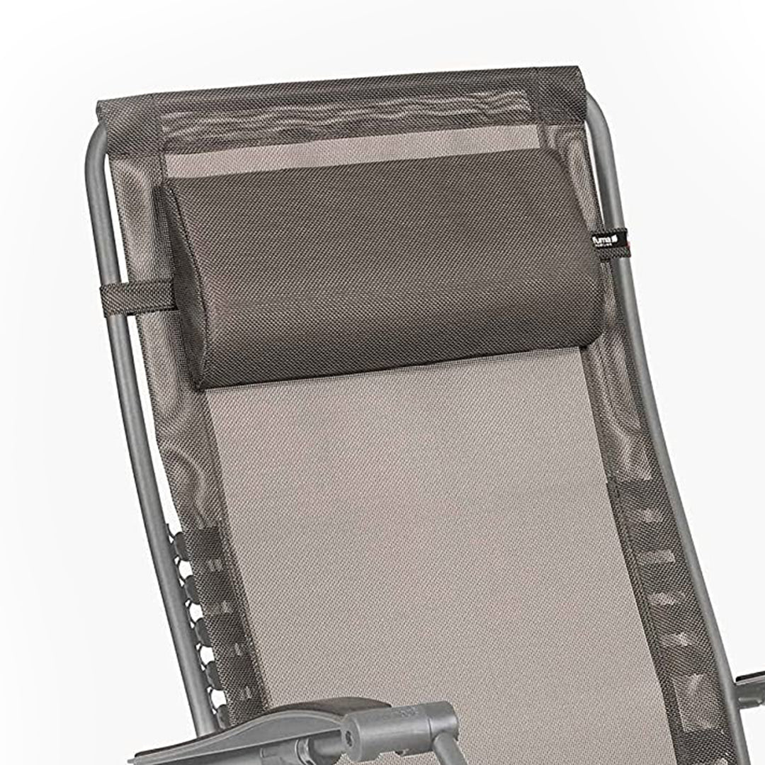 Lafuma R-Clip Batyline Relaxation Zero Gravity Lounge Recliner Chair, Graphite - VMInnovations