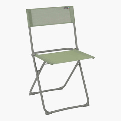 Lafuma Batyline Iso Fabric Folding Steel Frame Balcony Chair, Moss (2 Pack)