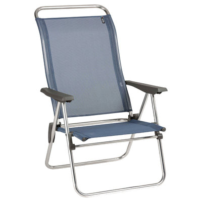 Alu Cham Batyline Foldable Outdoor Camping Sling Armchair, Ocean Blue (Used)