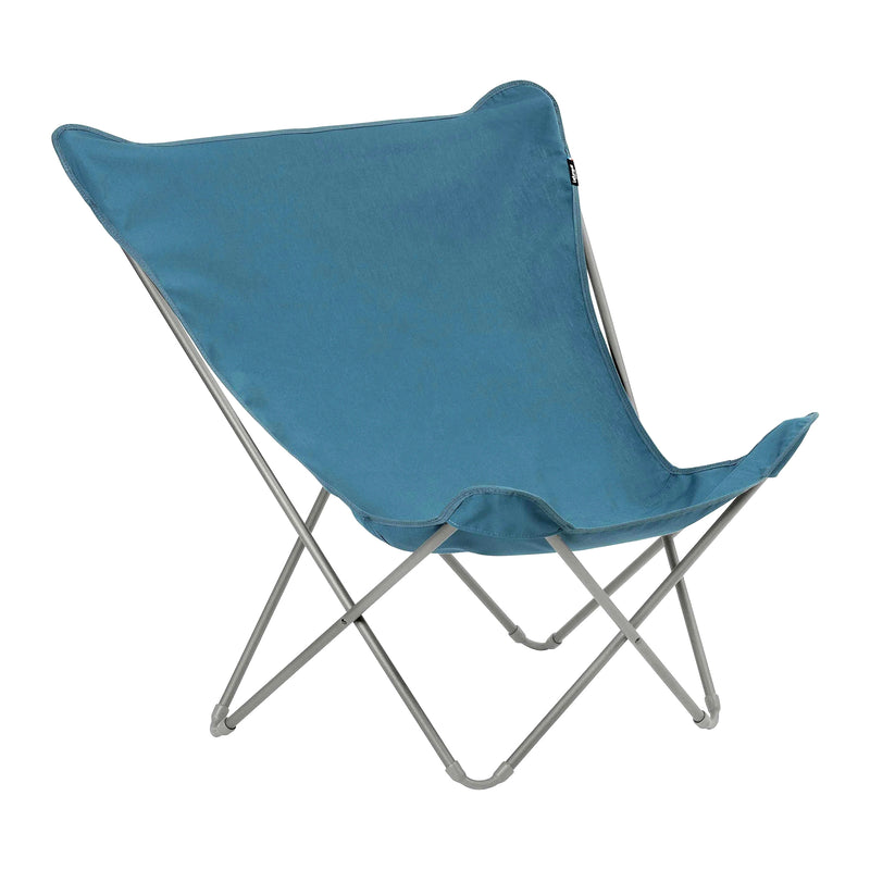 Lafuma Pop Up XL Floating Folding Butterfly Lounge Design Chair, Bleu Delft