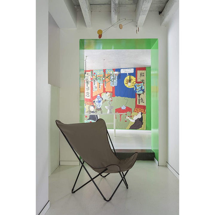 Lafuma Pop Up XL Floating Folding Butterfly Lounge Design Chair, Vert Khaki - VMInnovations