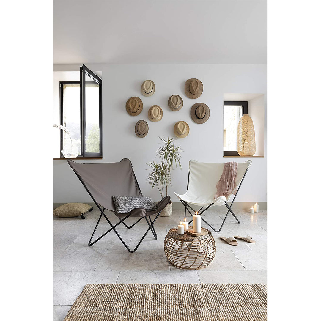 Lafuma Pop Up XL Floating Folding Butterfly Lounge Design Chair, Vert Khaki - VMInnovations