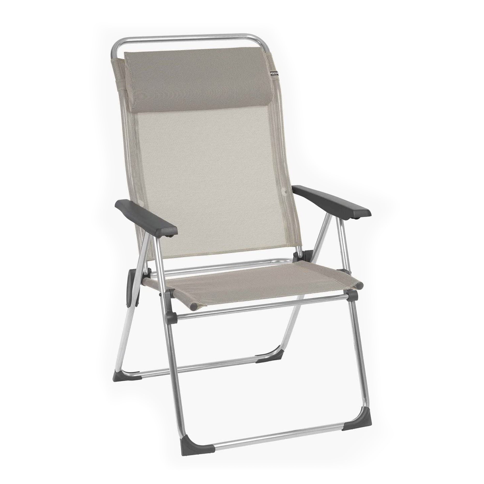 Lafuma Alu Cham Batyline Folding Outdoor Camping Patio Mesh Chair, Siegle (Used) - VMInnovations