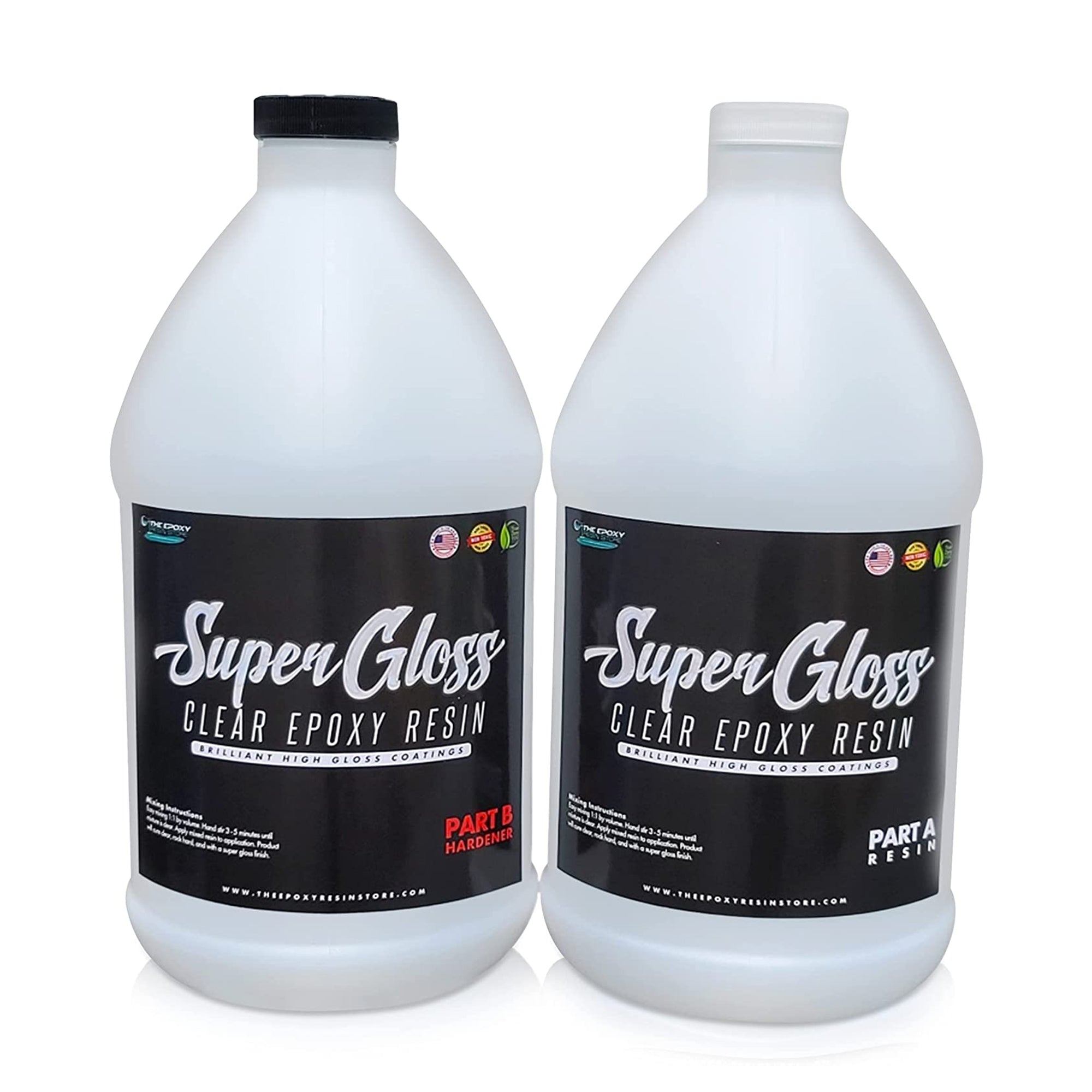 The Epoxy Resin Store SG-1 Super Gloss UV Resisting Epoxy Resin, 1 Gallon Kit