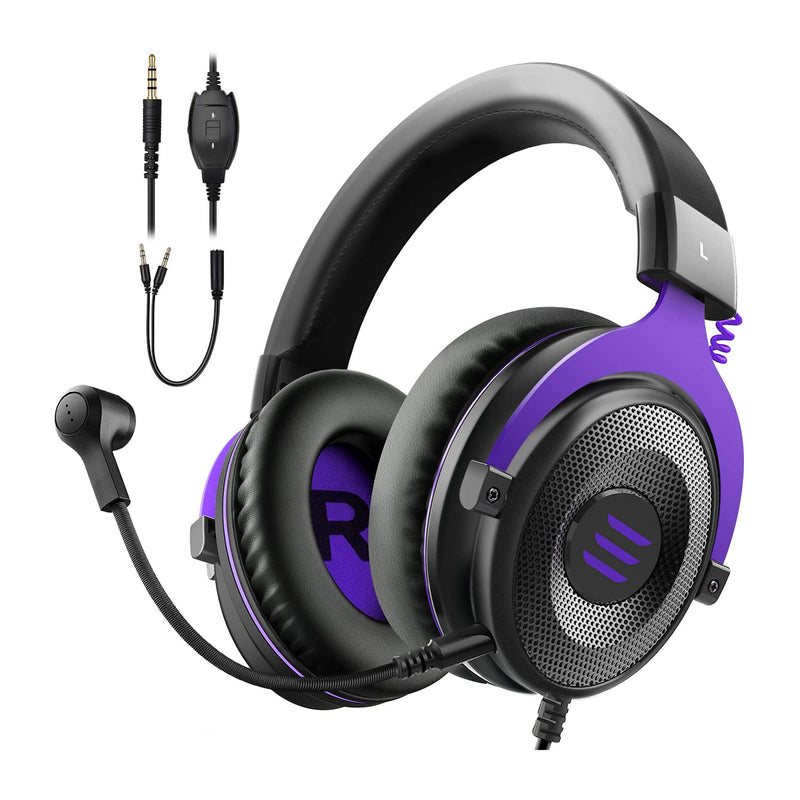 EKSA Gamer Headset with Detachable Microphone and T8 Gamer Headset with Lights