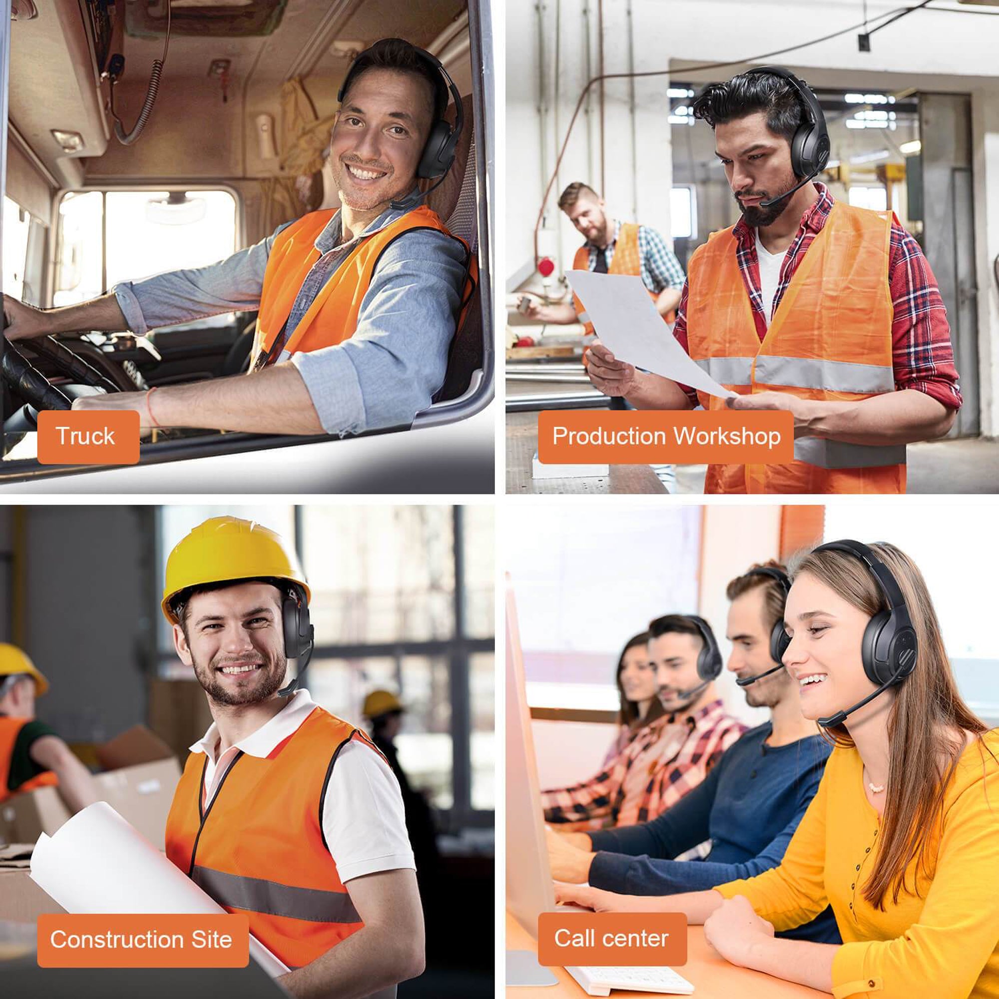 EKSA H1 Noise Canceling Bluetooth Headphones and T8 Gamer Headset with Lights - VMInnovations