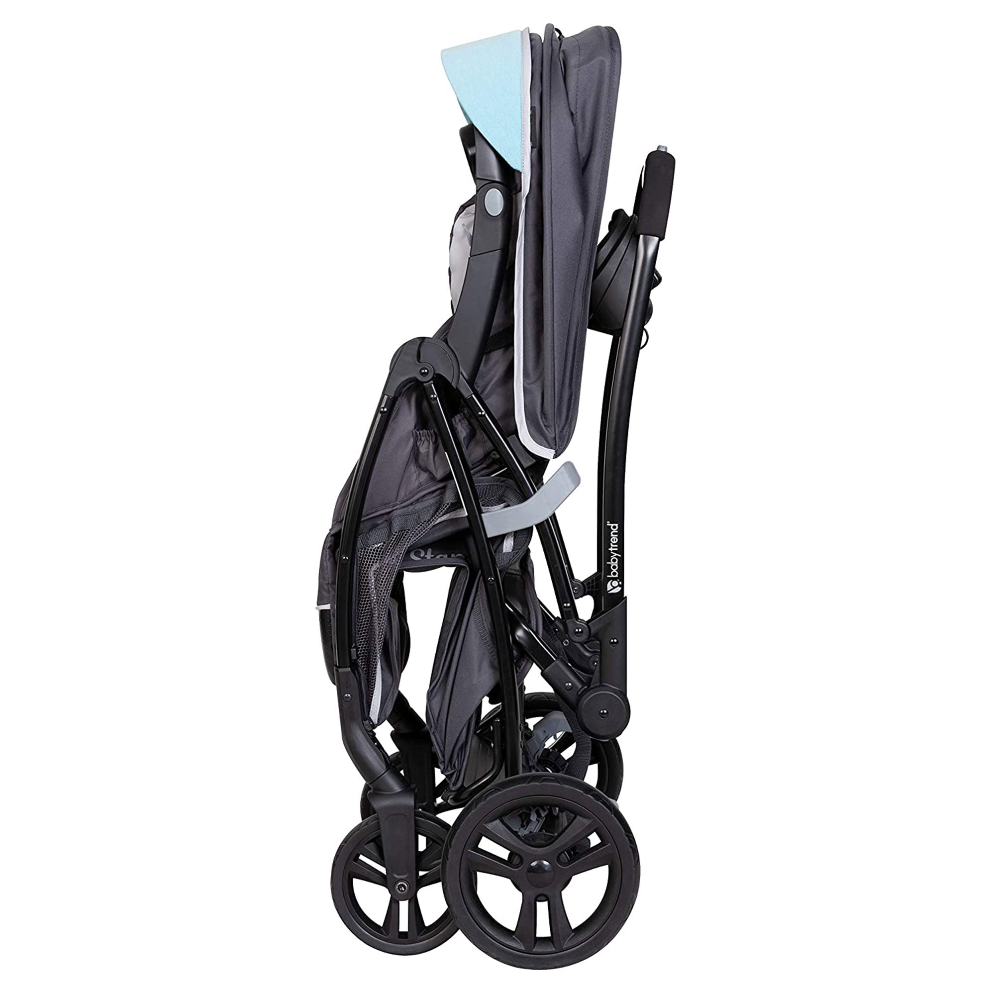 Sit N Stand 5 in 1 Toddler Baby Foldable Travel Stroller, Blue Mist (Open Box) - VMInnovations