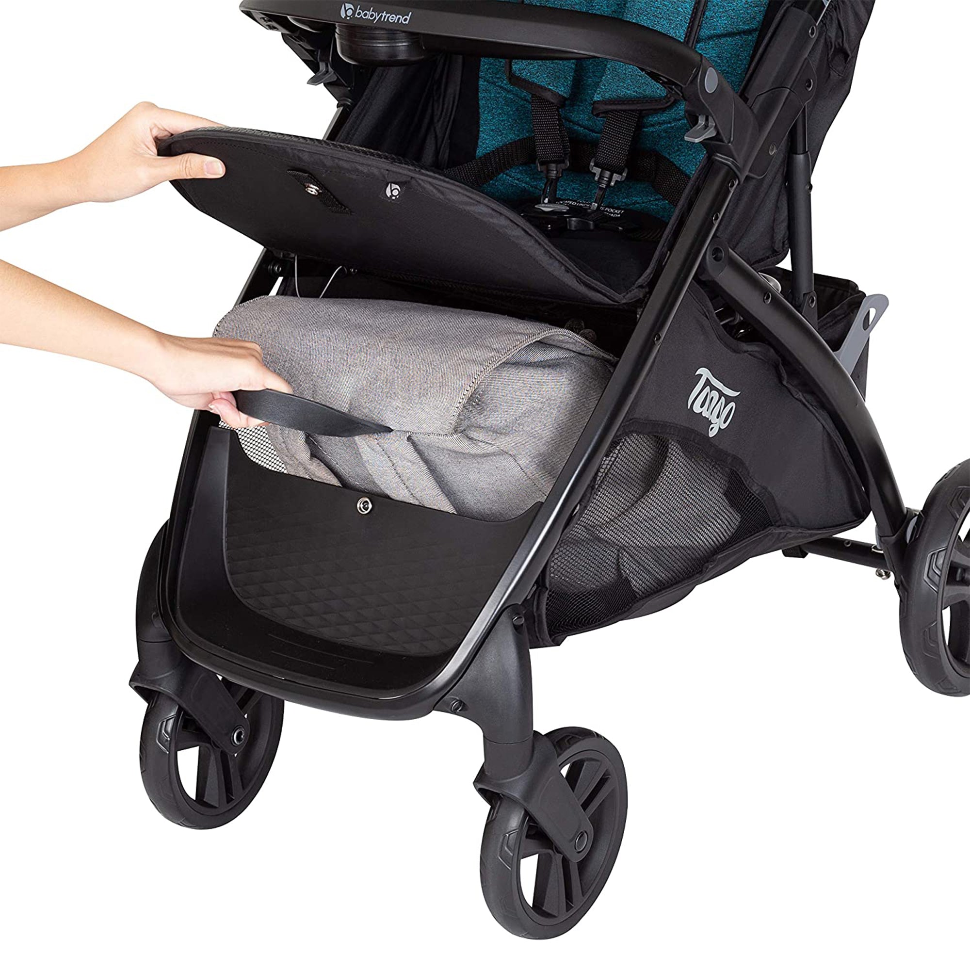Baby Trend Tango Lightweight Infant Travel Stroller with Canopy, Veridian (Used) - VMInnovations