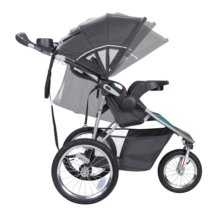 Baby Trend Pathway 35 Jogger Infant Baby Jogger Stroller Travel System, Teal - VMInnovations