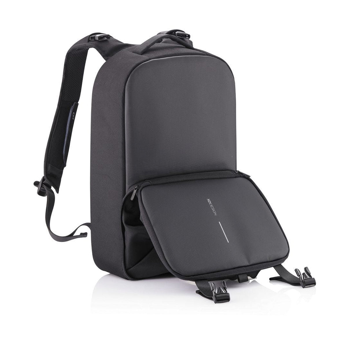 XD Design Flex 2 In 1 Anti Theft Dual Function Water Resisting Gym Bag, Black